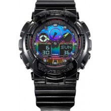 Годинник Casio G-SHOCK GA-100RGB-1AER Black