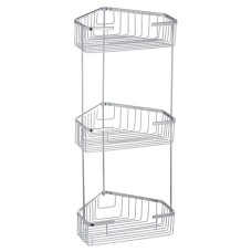 Полиця-решітка кутова 3-ярусна ZERIX LR335-2 (LL1453)