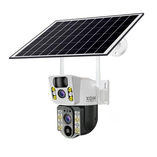 IP-камера вулична з акумулятором та подвійним об'єктивом XON Wi-Fi/4G 8000mAh Solar 1080P SmartCam Білий (MCBSM22VW 7515) IP-камера вулична з акумулятором та подвійним об'єктивом XON Wi-Fi/4G 8000mAh Solar 1080P SmartCam Білий (MCBSM22VW 7515)