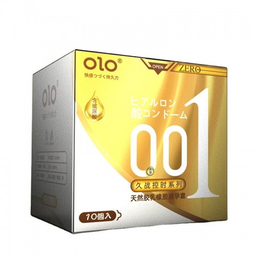 Презервативи OLO 0.01 ребристі із шипами 10 штук в інтернет супермаркеті PbayMarket!