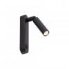 Бра TK Lighting Enzo 14x10x22 см Чорний (TK6621)