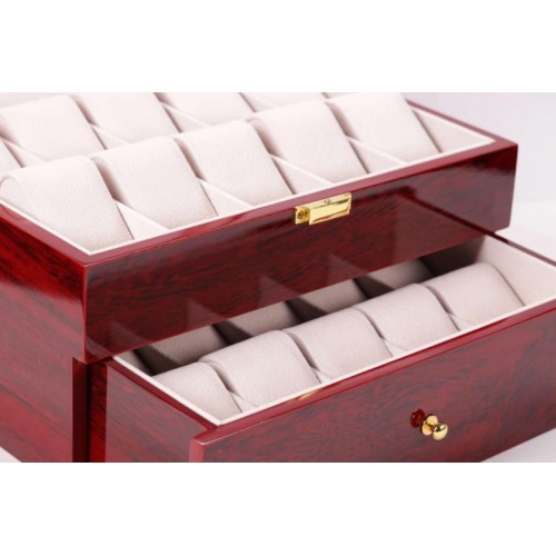 Шкатулка для зберігання годинників Craft 20WB.RED Бордовий Шкатулка для зберігання годинників Craft 20WB.RED Бордовий