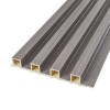 Декоративна стінова рейка Sticker Wall WPC Сірий 160x3000x23 мм (SW-00001528)