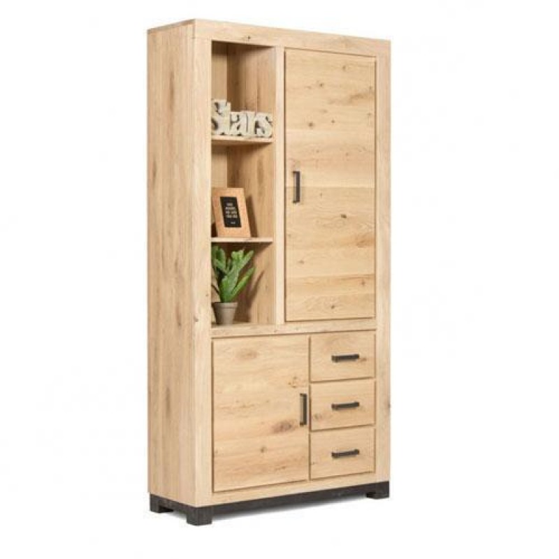 Шафа для зберігання в стилі Loft NS-2228 2130x1050x450 мм натуральный