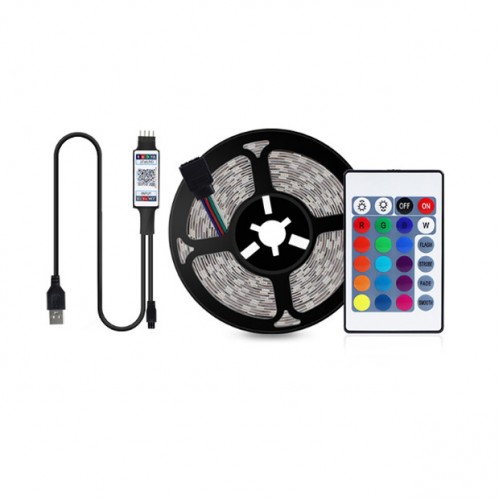 Світлодіодна стрічка з пультом UKC 5050 RGB 2м