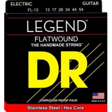 Струни для електрогітари DR FL-13 Legend Flatwound Heavy Electric Guitar Strings 13/54