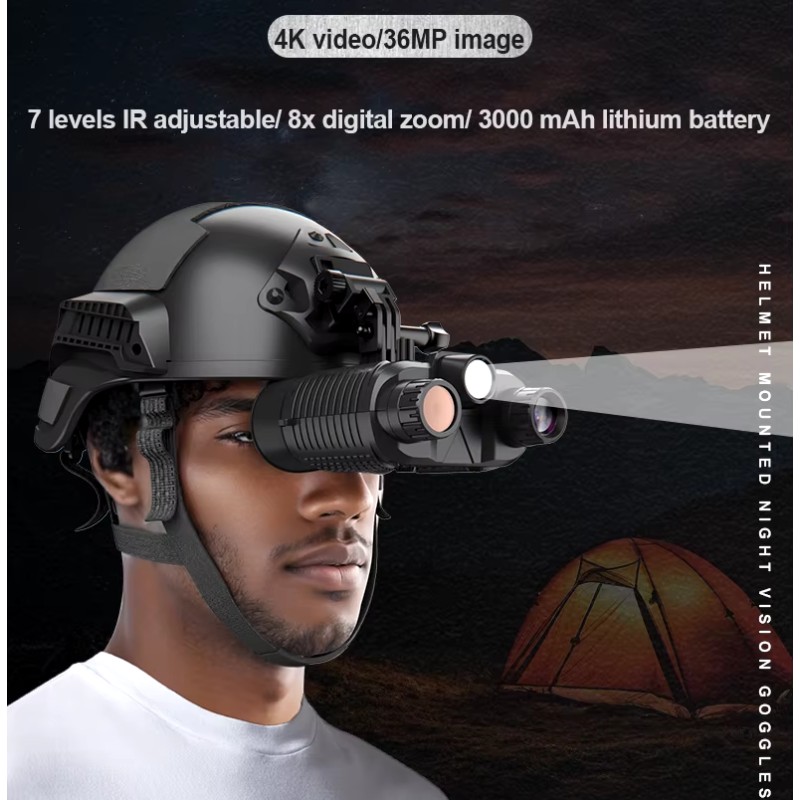 Бінокль нічного бачення FMA NV8161 до 400м у темряві 1080P HD 8X з кріпленням L4G24 та картою 64Гб (2412986884)