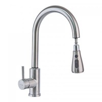 Змішувач для кухні сенсорний з висувною лійкою Mixxus LUX-014 Sensor (нерж. сталь) (MI6230) Змішувач для кухні сенсорний з висувною лійкою Mixxus LUX-014 Sensor (нерж. сталь) (MI6230)