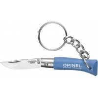 Ніж-брелок Opinel №2 (нерж-сталь) Блакитний (1013-204.65.18) Ніж-брелок Opinel №2 (нерж-сталь) Блакитний (1013-204.65.18)