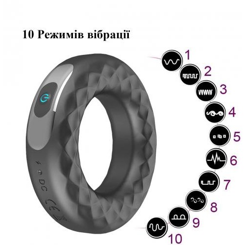 Ерекційне віброкільце для пеніса We Love 10 режимів USB в інтернет супермаркеті PbayMarket!