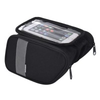 Велосумка під смартфон Sahoo 122005 Top Tube Bag 1L Чорна (6920636791117)