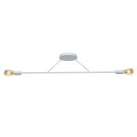 Люстра підвісна MSK Electric Asket на дві лампи Е27 NL 10320-2 WH Білий (619549)