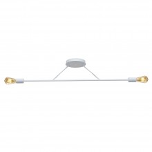 Люстра підвісна MSK Electric Asket на дві лампи Е27 NL 10320-2 WH Білий (619549)