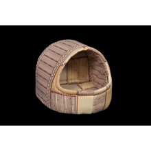 Будиночок-лежак (лежанка) для котів та собак Мур-Мяу  Будиночок-лежак (лежанка) для котів та собак Мур-Мяу