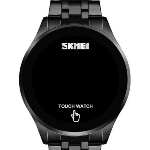 Чоловічий наручний світлодіодний годинник Skmei 1579 light Чорний Чоловічий наручний світлодіодний годинник Skmei 1579 light Чорний