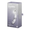 Скляний дилдо Satisfyer Double Crystal (Transparent) в інтернет супермаркеті PbayMarket!