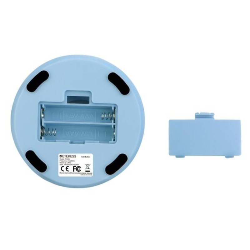 Кнопка виклику медсестри, персоналу бездротова Retekess TH004, до 80 метрів, 38 мелодій