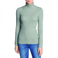 Пуловер Eddie Bauer Womens Rollkragenpullover L Сірий (EB2448TGH)