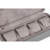 Кейс для годинників Salvadore 4W-FH-GGF-SPU 25х10х8 см Сірий