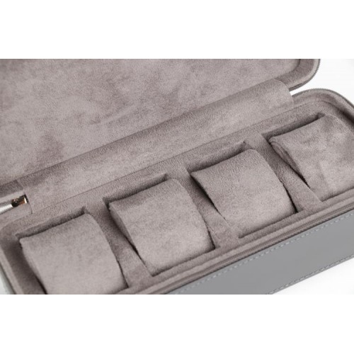 Кейс для годинників Salvadore 4W-FH-GGF-SPU 25х10х8 см Сірий Кейс для годинників Salvadore 4W-FH-GGF-SPU 25х10х8 см Сірий