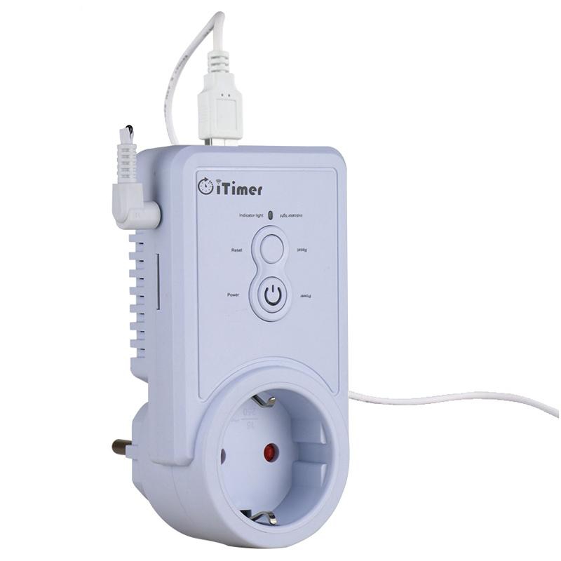 GSM розетка з датчиком температури c дистанційним управлінням через СМС Waytronic iTimer (русифікована версія)