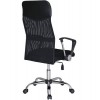 Крісло офісне Оливія SDM Синхромеханізм сітка екошкіра чорна