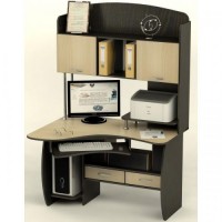 Комп'ютерний стіл кутовий Тиса СК-24 Венге - Дуб молочний Комп'ютерний стіл кутовий Тиса СК-24 Венге - Дуб молочний