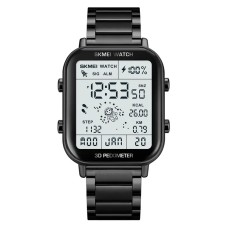 Годинник наручний Skmei 1888 astronaut фітнес трекер Чорний