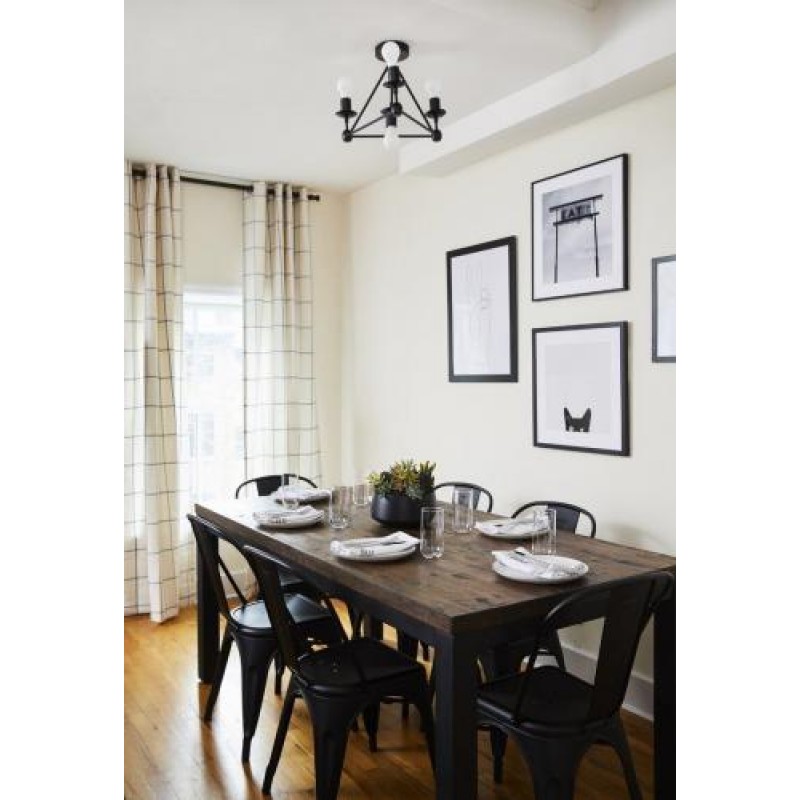 Обідній стіл у стилі Loft NS-1138 780x1400x600 мм Черный