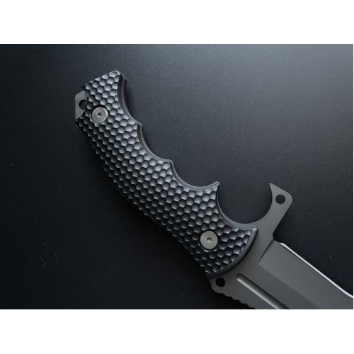 Туристичний ніж для виживання Gorillas BBQ 2-879 27.5 см Чорний (KN1065) Туристичний ніж для виживання Gorillas BBQ 2-879 27.5 см Чорний (KN1065)