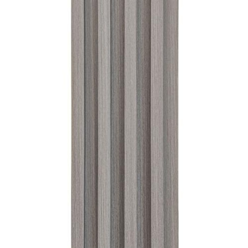 Декоративна стінова рейка Sticker Wall WPC Сірий 160x3000x23 мм (SW-00001528)