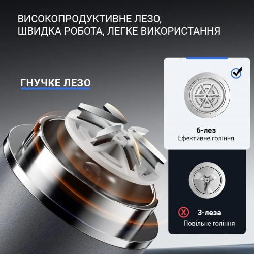 Електробритва Xiaomi Enchen Z3 300mAh Silver (Ench-Z3) Електробритва Xiaomi Enchen Z3 300mAh Silver (Ench-Z3)