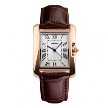 Жіночий годинник Skmei 1085 Spring Коричневий