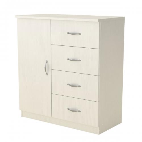 Комод для спальні Компанит 4 1А Альба (Ev-1014) Комод для спальні Компанит 4 1А Альба (Ev-1014)