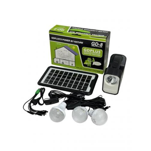 Станція автономного освітлення GDPlus GD-8 4500 мА/г Чорний (1992963462) Станція автономного освітлення GDPlus GD-8 4500 мА/г Чорний (1992963462)