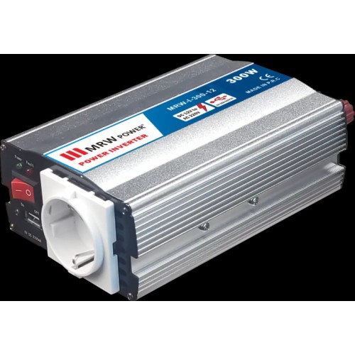 Перетворювач автомобільної напруги MRW 300W MRW-I-300 12v 220v W чистий синус (1756375648)