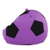 Крісло мішок М'яч Оксфорд 120см Студія Комфорту Великий Фіолетовий + Чорний