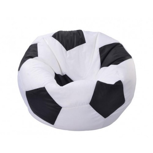 Безкаркасне крісло мішок М'яч Coolki 80см Чорно-Білий (Оксфорд 600D PU) Безкаркасне крісло мішок М'яч Coolki 80см Чорно-Білий (Оксфорд 600D PU)