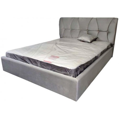 Ліжко BNB Galant Premium 90 х 190 см Simple З додатковою металевою цільнозварною рамою Сірий