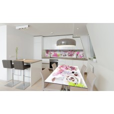 Наклейка вінілова на стіл Zatarga «Квіткові букети» 600х1200 мм Z180560st