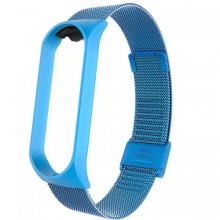 Ремінець Milanese Loop Strap для Xiaomi Mi Band 5/6 Light Blue