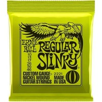 Струни для електрогітари 6 шт Ernie Ball 2221 Regular Slinky Nickel Wound 10/46 Струни для електрогітари 6 шт Ernie Ball 2221 Regular Slinky Nickel Wound 10/46
