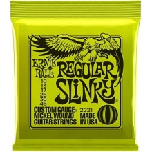 Струни для електрогітари 6 шт Ernie Ball 2221 Regular Slinky Nickel Wound 10/46