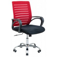 Офісне крісло керівника Richman Флеш Сітка Хром М1 Tilt Чорно-Червоне Офісне крісло керівника Richman Флеш Сітка Хром М1 Tilt Чорно-Червоне