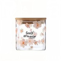 Банку для сипучих продуктів YIWU Sakura 800 мл Різнокольоровий (HP-34-25)