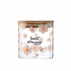 Банку для сипучих продуктів YIWU Sakura 800 мл Різнокольоровий (HP-34-25)