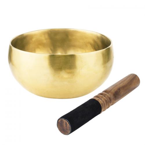 Поющая чаша Тибетская Singing bowl Ручная холодная ковка 15,6/15,6/8,4 см Бронза матовая (26557) в інтернет супермаркеті PbayMarket!