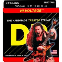 Струни для електрогітари DR DBG-9/46 Dimebag Darrell Hi Voltage Nickel Plated Light & Heavy Electric Strings 9/46