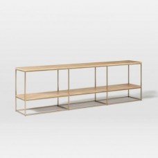 Тумба підставка для TV у стилі Loft NS-2171 730x2400x300 мм Золотой