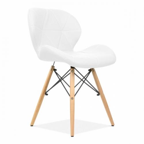 Стілець Старий SDM екокожа Білий Стілець Старий SDM екокожа Білий